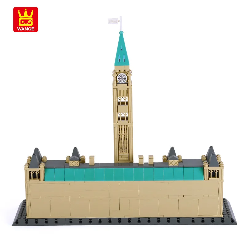 Arquitetura canadense Modelo Blocos de Construção, mundo montado, Estruturas Arquitetônicas, Decoração Home Ornamentos, Meninos e Meninas Presentes