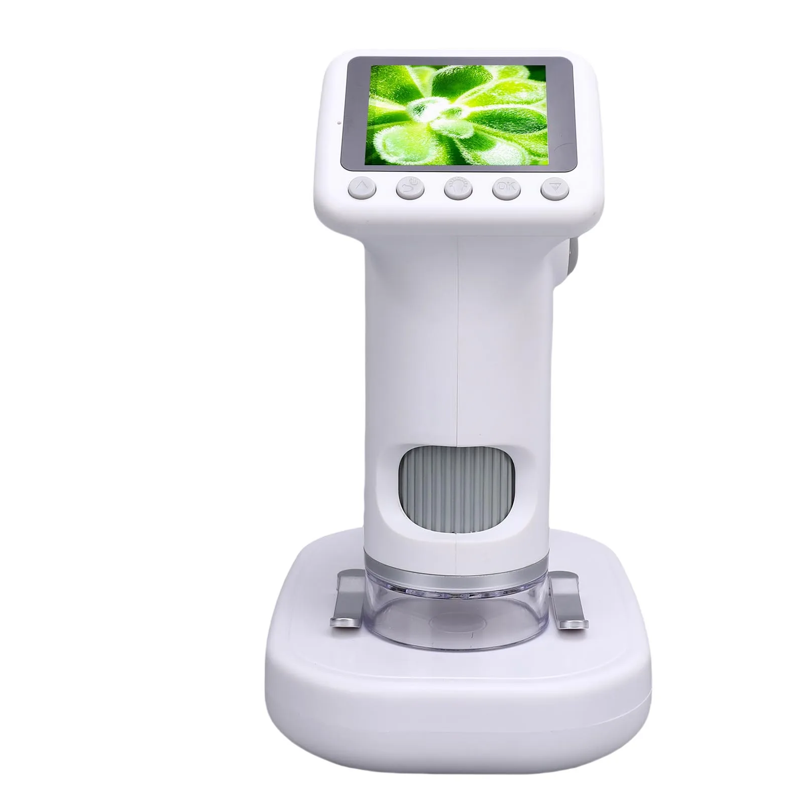 

1080P HD 1600X детский карманный микроскоп портативный мини ручной цифровой микроскоп 2-дюймовый экран перезаряжаемая студенческая научная игрушка