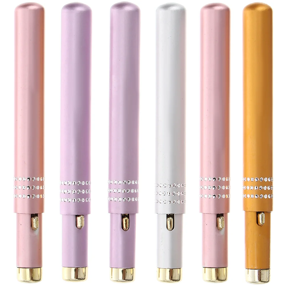 

6 Pcs Retractable Lip Brush Silicone Tint Lips Makeup Plumper Eyeshadow Applicators Brushes for Lipstick Miss