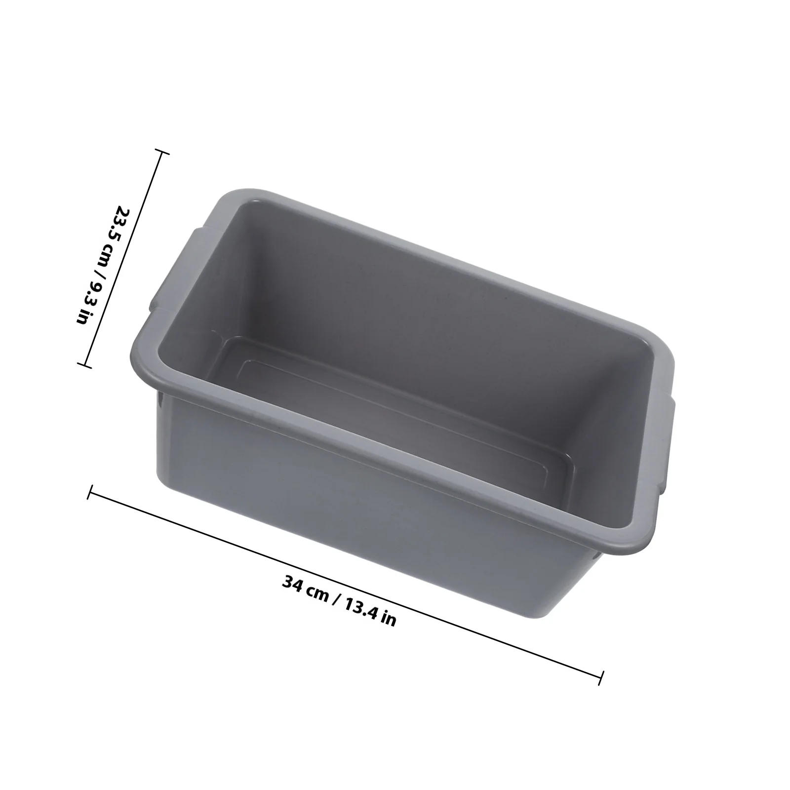 1 قطعة صندوق تخزين مستطيل من البلاستيك للأغذية المطبخ مطعم التجاري صناديق الحافلات البلاستيكية حافلة حمل صندوق المرافق حوض غسيل