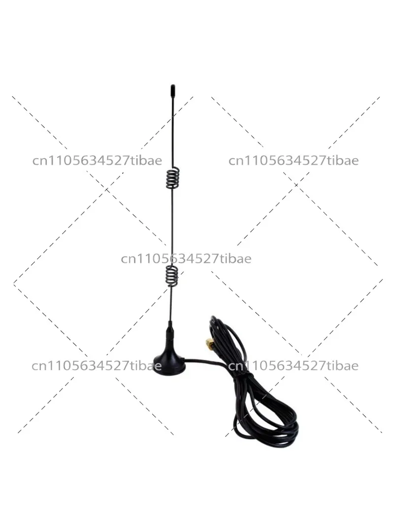 2Pcs 2.4GHz WiFi Antenna SMA Male 5dBi Magnetic Base Extension Cable 3M Signal Booster