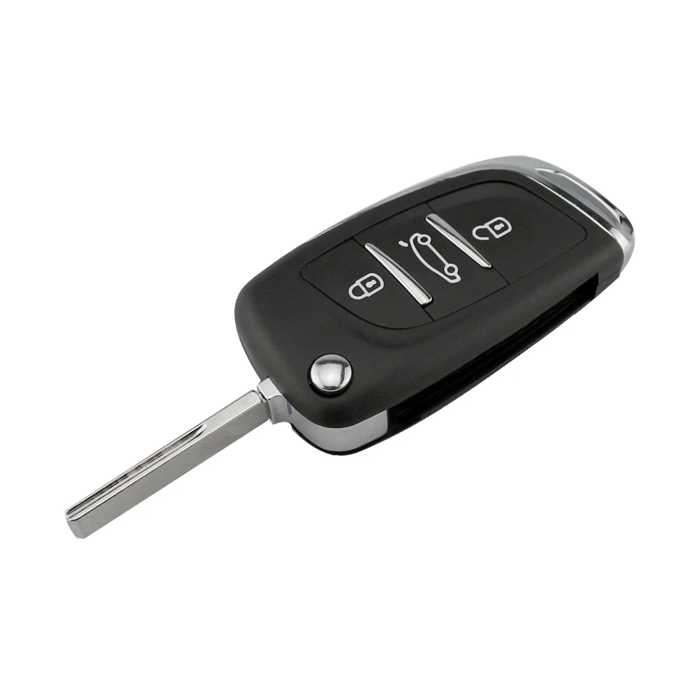 

433 МГц ASK удаленный автомобильный ключ для Peugeot Partne 107 207 307 307S 308 407 607 для Citroen C2 C3 C4 C5 C6 CE0523/0536 HU83/VA2 Blade