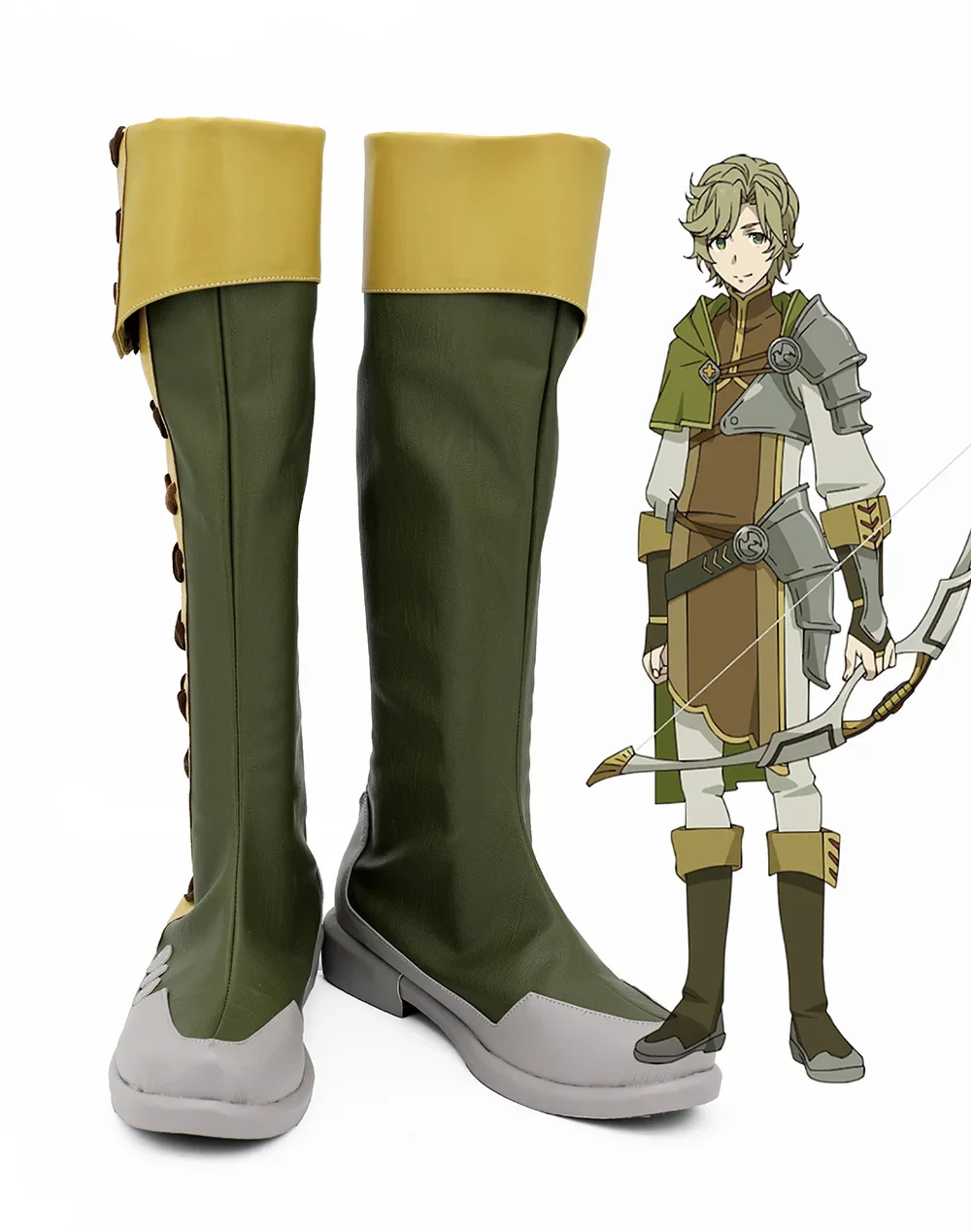 

The Rising of the Shield Hero Itsuki Kawasumi Cosplay Boots Shoes Custom Made Any Size for Unisex