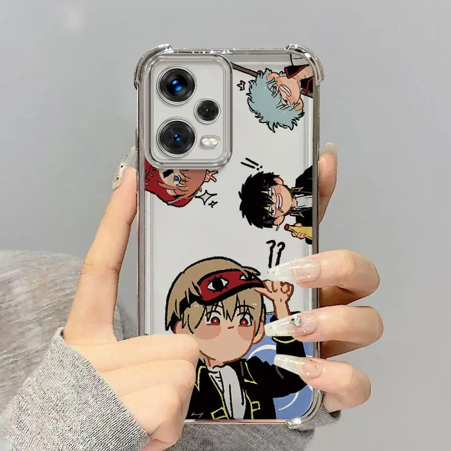 أنيمي جين تاما غطاء ناعم جراب هاتف ل Xiaomi Redmi A5 K80 5G K80 Pro A3 A3X 13C 14C