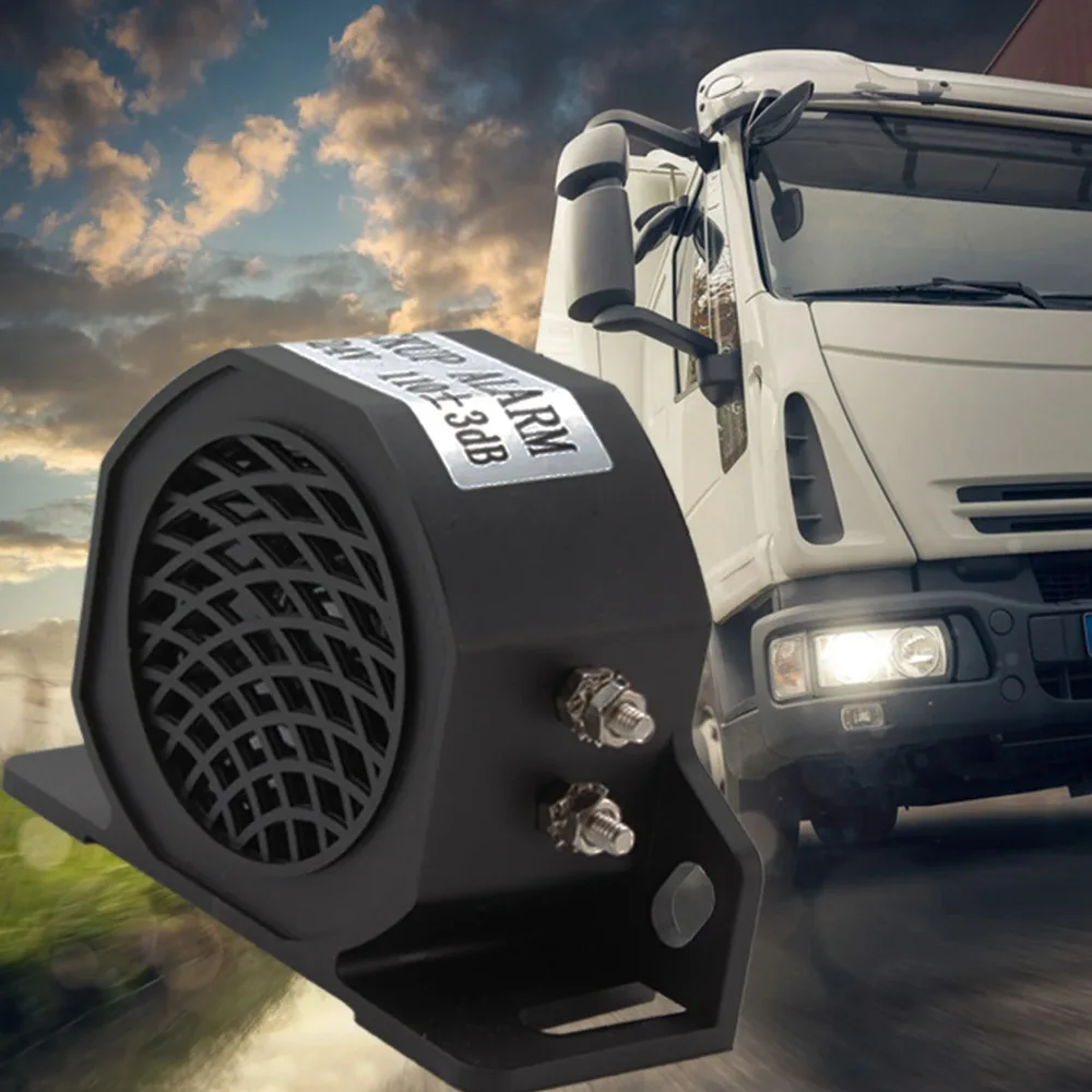 Back-up Car Horn 105dB 12V/24V Waterproof Industrial Reversing Alarm Signal Super Loud Beeper For Truck  Car Accessorty