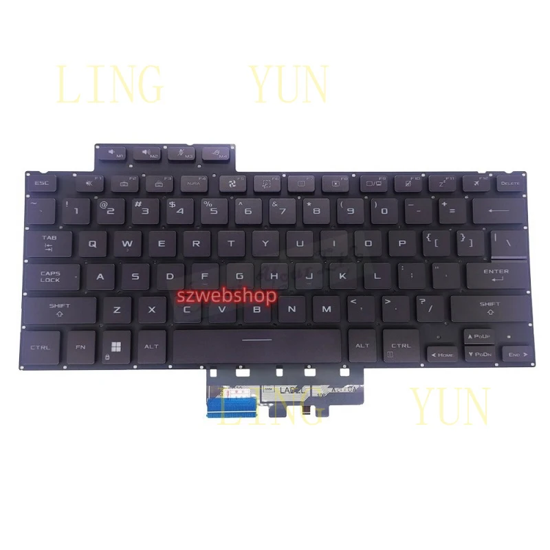 

Z New US Keyboard Backlit for ASUS ROG Zephyrus G14 GA402 GA402R GA402RJ GA402RK