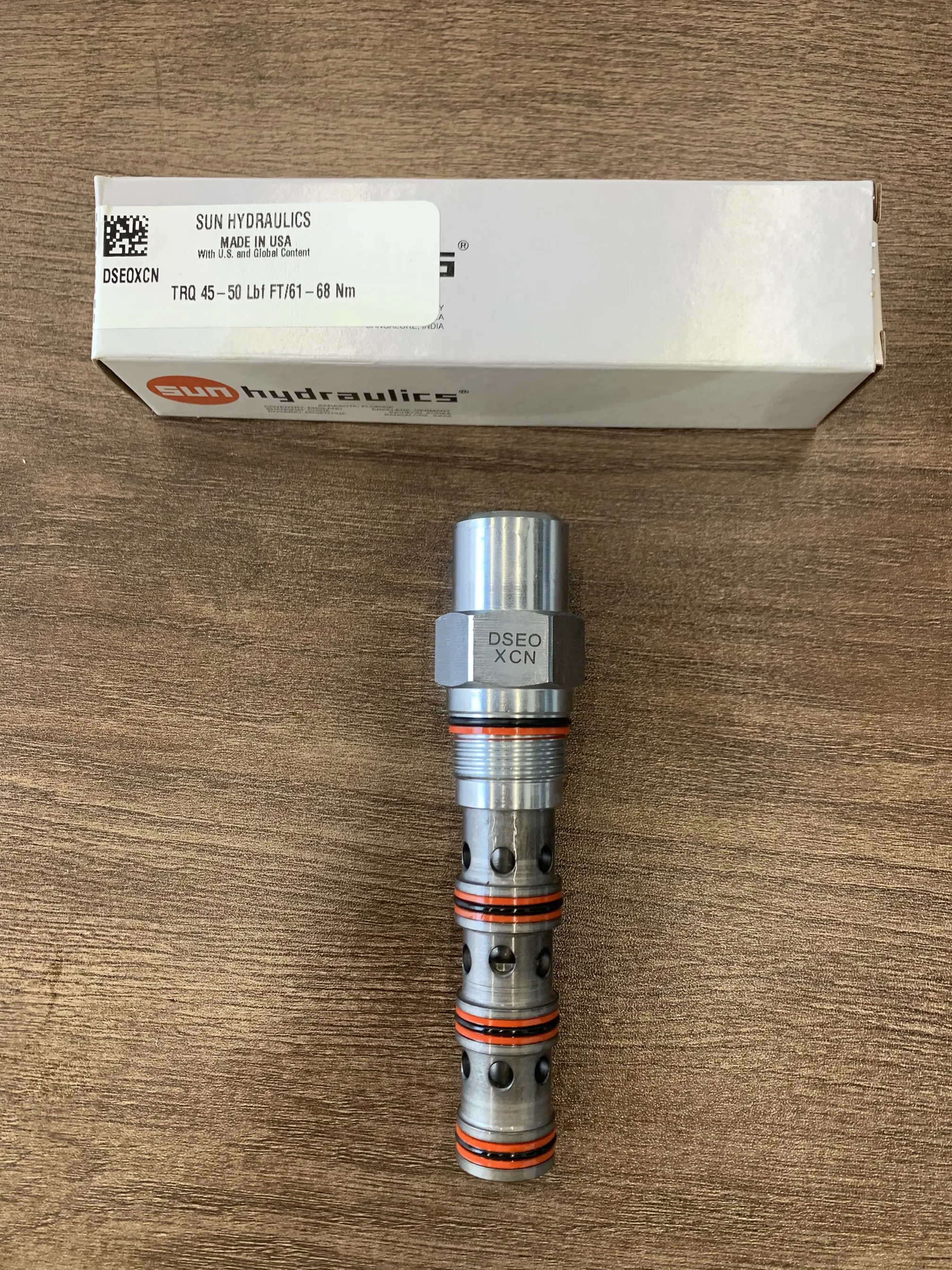 DSEO-XCN  SUN HYDRAULICS origin Spring offset, 2-position, high side shuttle valve in stock cartridge insert