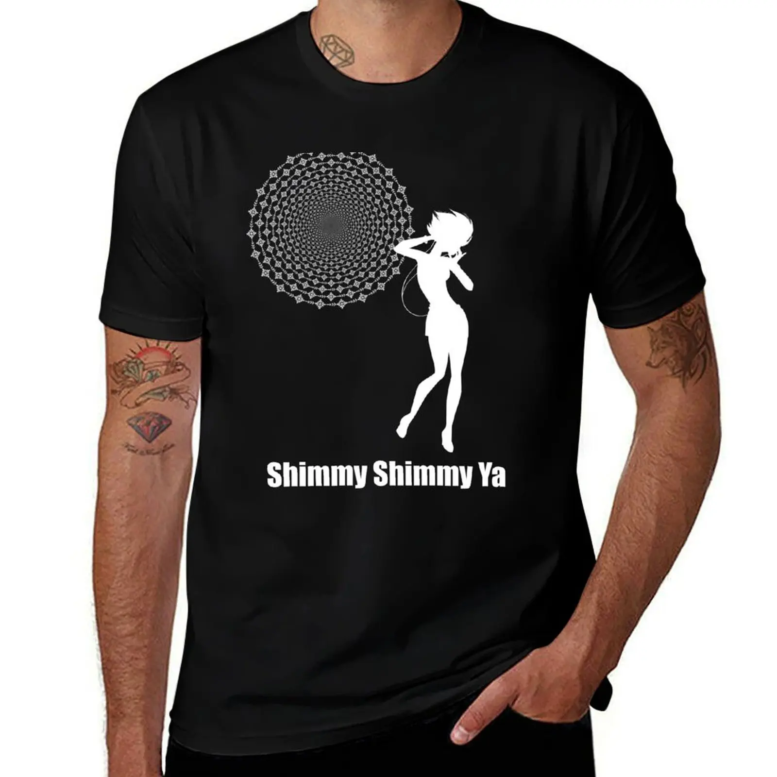 Dancing girl with headphones, Shimmy Shimmy Ya, ODB T-Shirt Classic Crew Neck Cotton T-Shirt