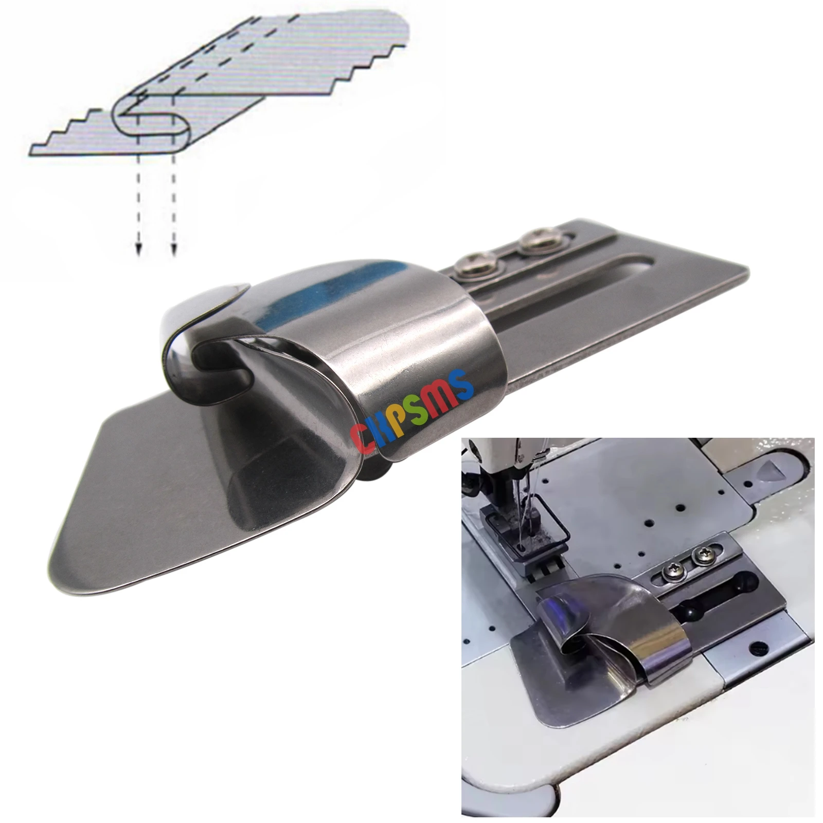 1PCS LAP SEAM FOLDER ARM TO BO - Body Jewelry Industrial 评论和价格
