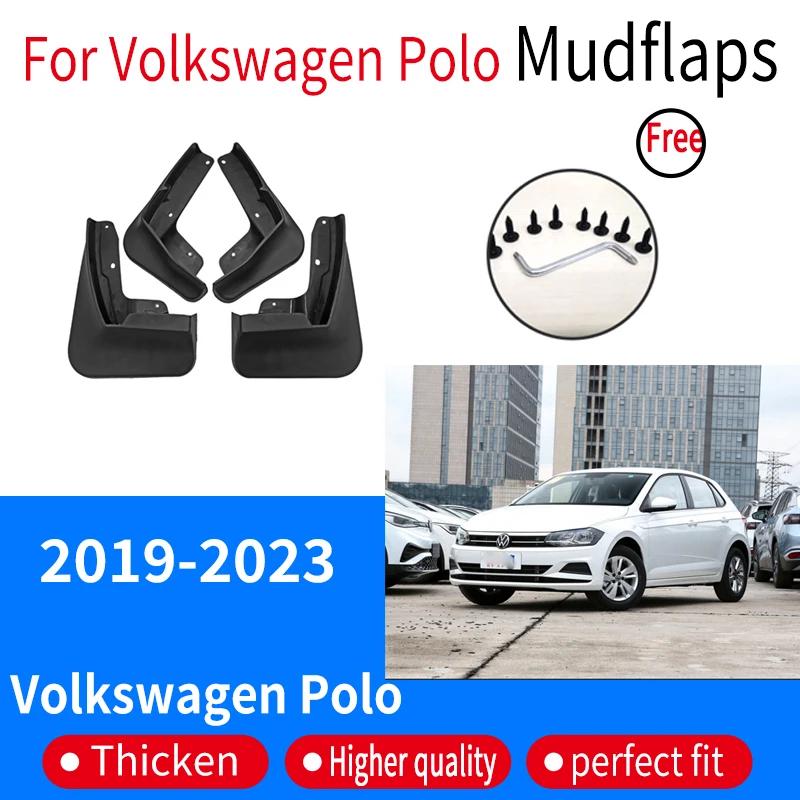 

Auto Parts For Volkswagen Polo 2019~2023 2022 Fender Lining Car Front Rear Wheel Fender Splash Guard Accessories Mudguard Skin