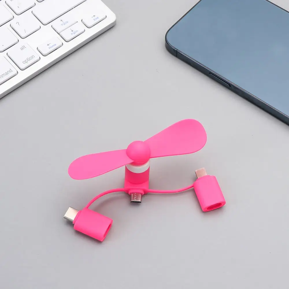 Mini refroidisseur de ventilateur de téléphone Portable 3 en 1, pour Android IPhone type-c pour iPad