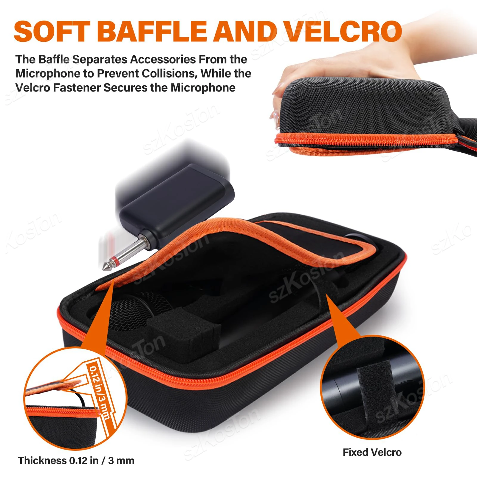 Travel Portable Storage Bag Ad - đánh giá và giá Microphone Capsule