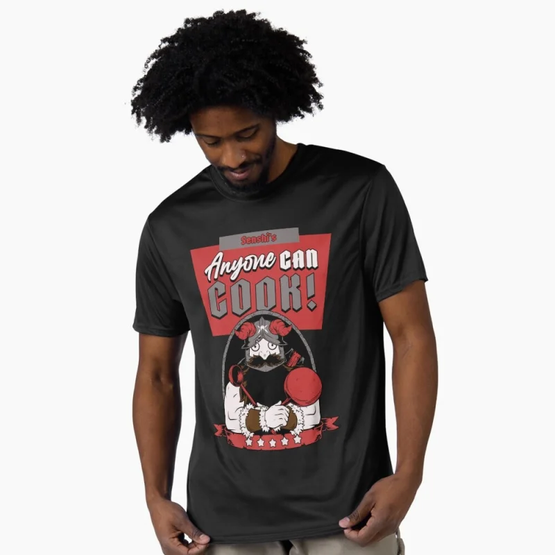 

Dungeon Food Book Dwarf 0409 Delicious in Dungeon Gift T-Shirt for RPG Gamer Dungeon Meshi Graphic clothes All size tops S-6XL