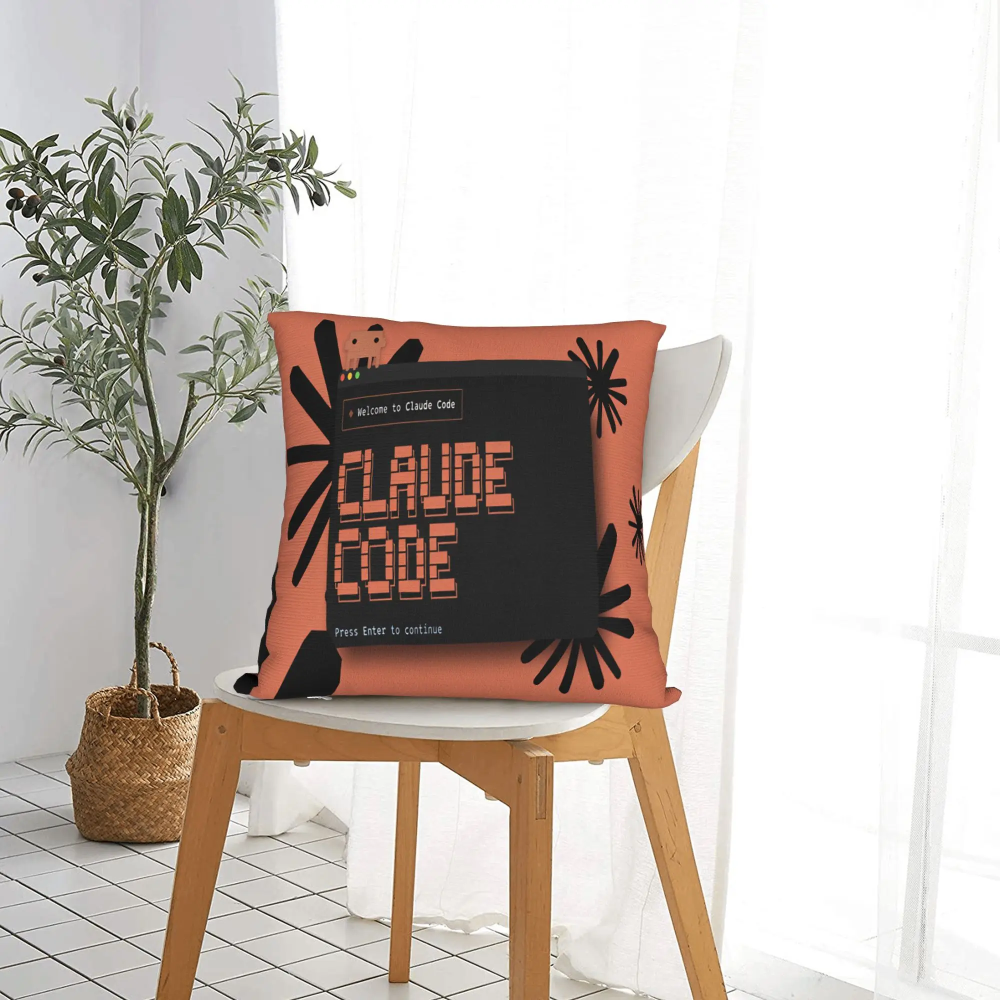 Pillow Case Code This Claude Comfy  Pillow Cover For Couch Sofa Bedroom Kawaii Pillowcases