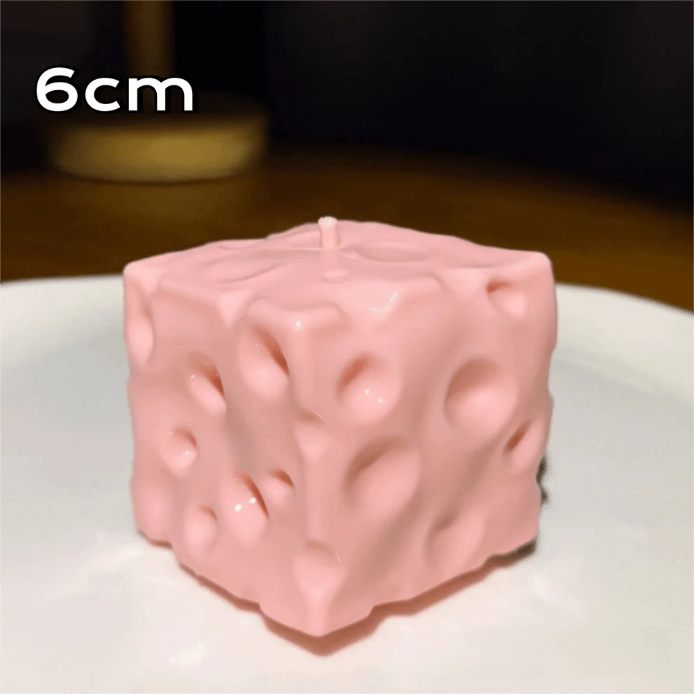 Shapeable Cheese Pinch Squishy Texture Non-Bounce Jumbo Cheese Cube Stress Ball Anti-Stress Cheese Squeeze Fidget Adults