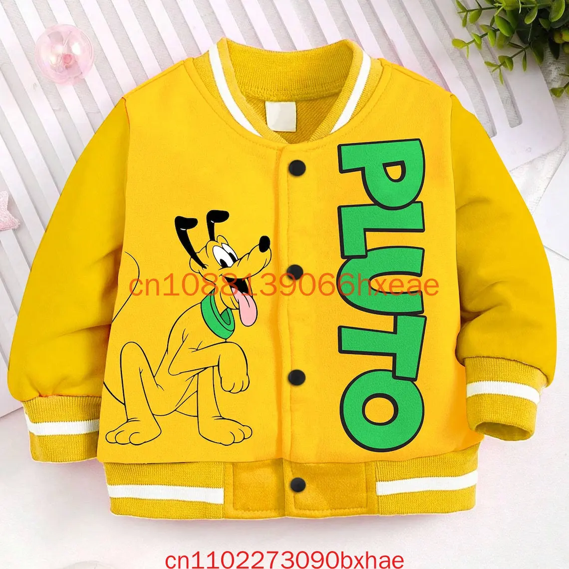 

Осень/зима 2022, новые детские и молодежные бейсбольные куртки Pluto, модные мужские и женские куртки Disney с 3D принтом на Хэллоуин