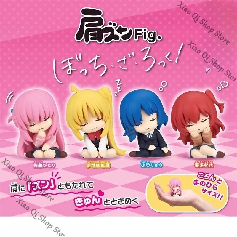 الرسمية حقيقية Bocchi الصخرة! أنيمي ambitus Gashapon Gotoh Hitori Ijichi Nijika Yamada Ryo نموذج مصنوع يدويًا لتزيين سطح المكتب
