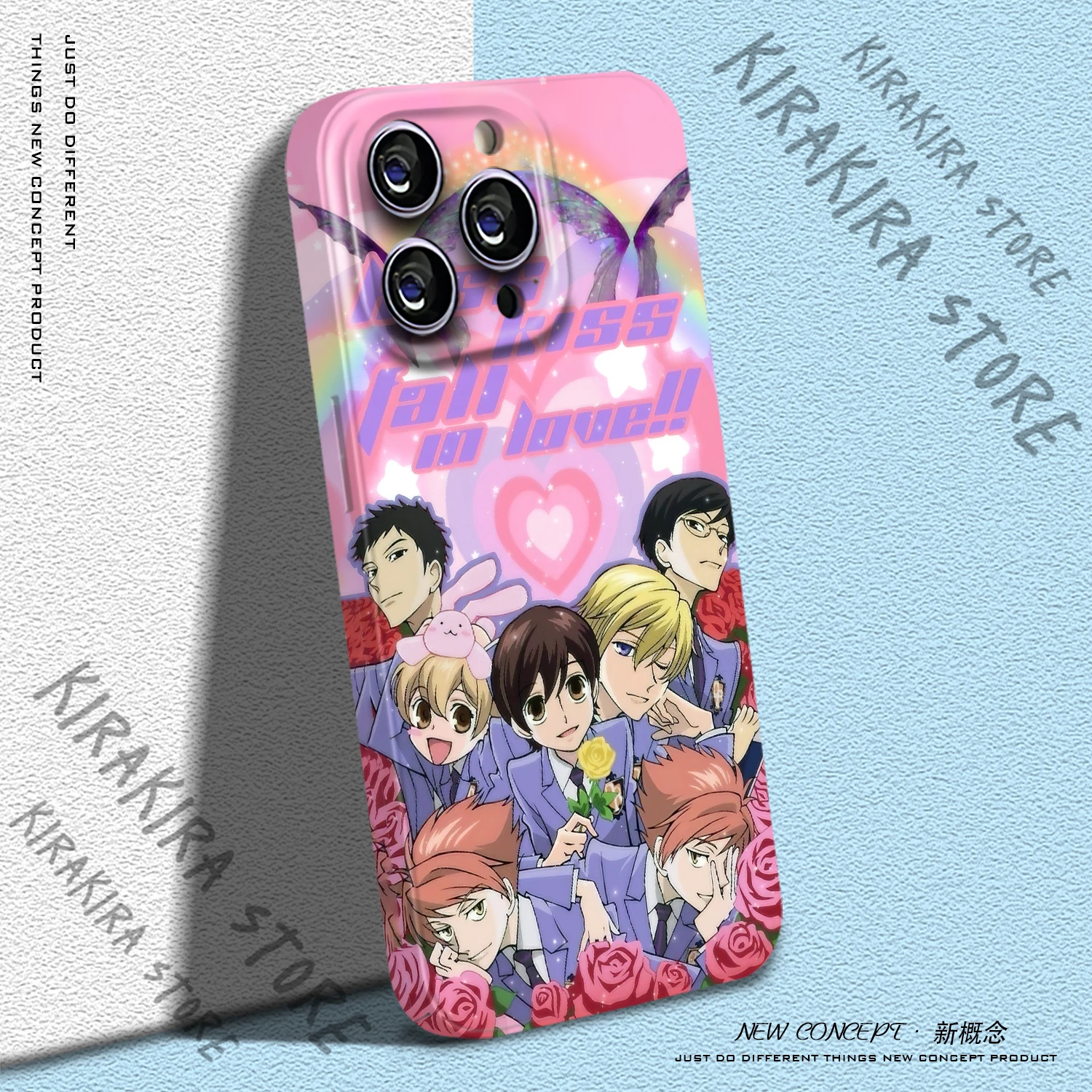 

Fujioka Haruhi Suou Tamaki Phone Case Anime Mobile Phones Shell Ouran High School Host Club Ootori Kyouya Printing Sleeve Gifts