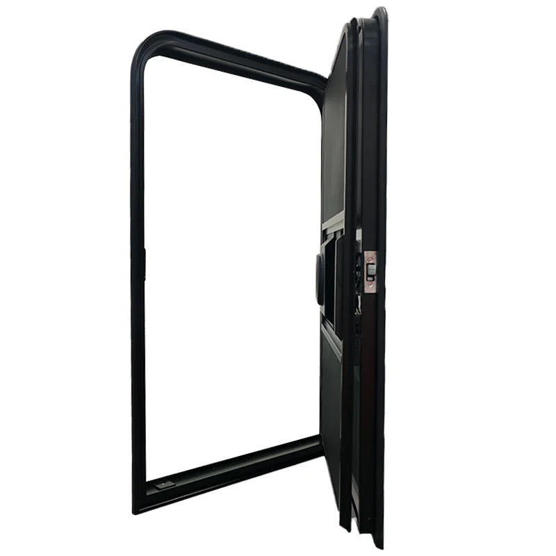 MAYGOOD 620*900mm Small Mini Camper Trailer Door with Up-down Sliding Window for Teardrop Trailer Pick-up Camper Trailer view 5