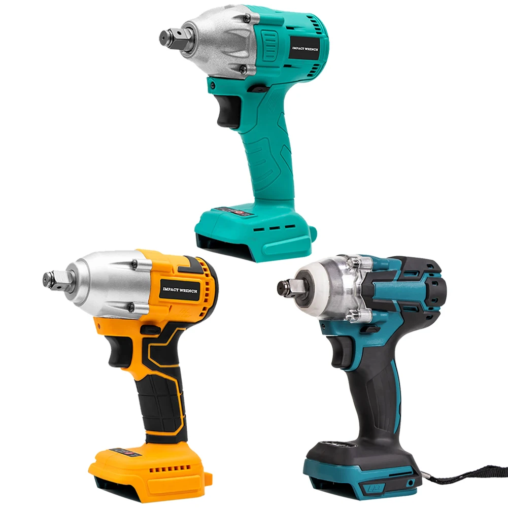 18V-21V Battery Electric Drill Power Tool Rechargeable Cordless Drill 520Nm Wireless Impact Wrench Spanner Electrician Tools