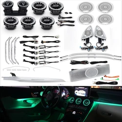 Ambient lighting 3/12/64 Colors For Mercedes-Benz C/GLC class Coupe AMG W205  C43 C63 X253 C300 LED Decorative lamp modification