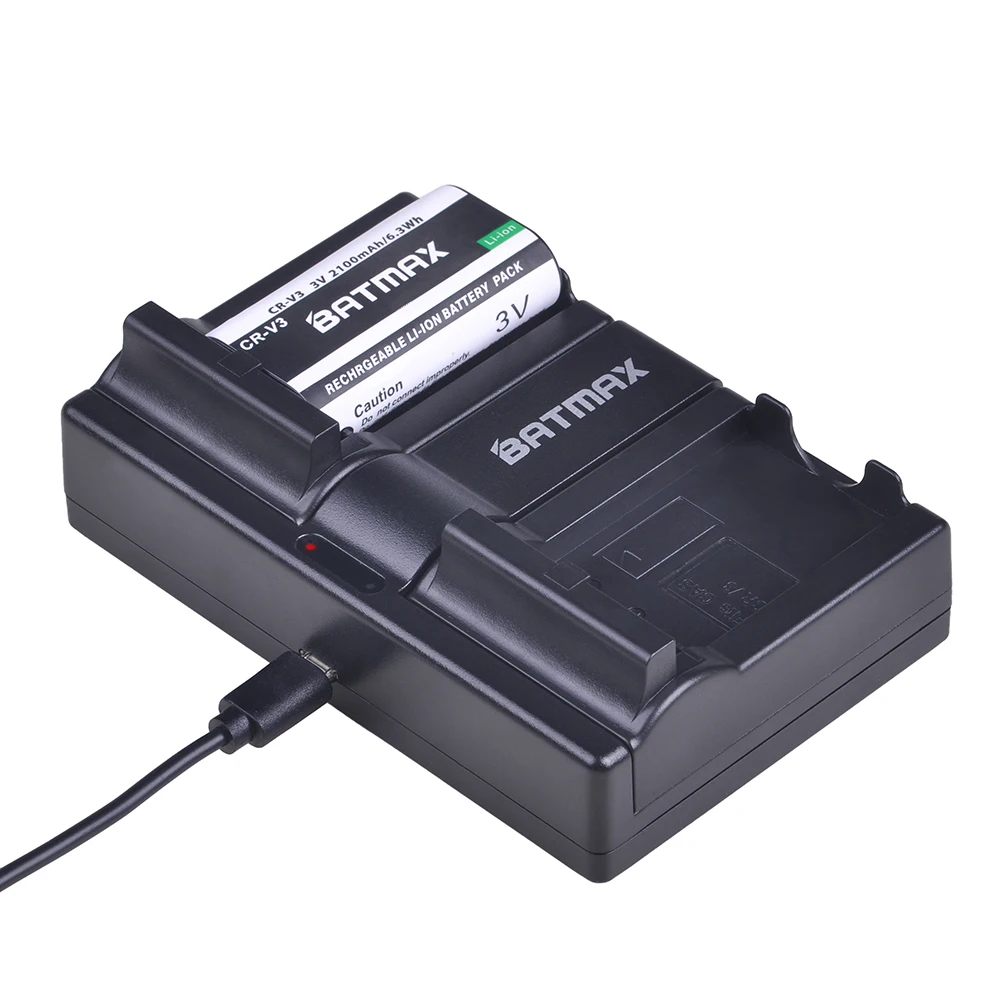 CR-V3 CRV3 2200mah Li-ion batería de cámara + cargador para Kodak DX6340 C360 C433 D4104 C340 C310 C530 C875 C743