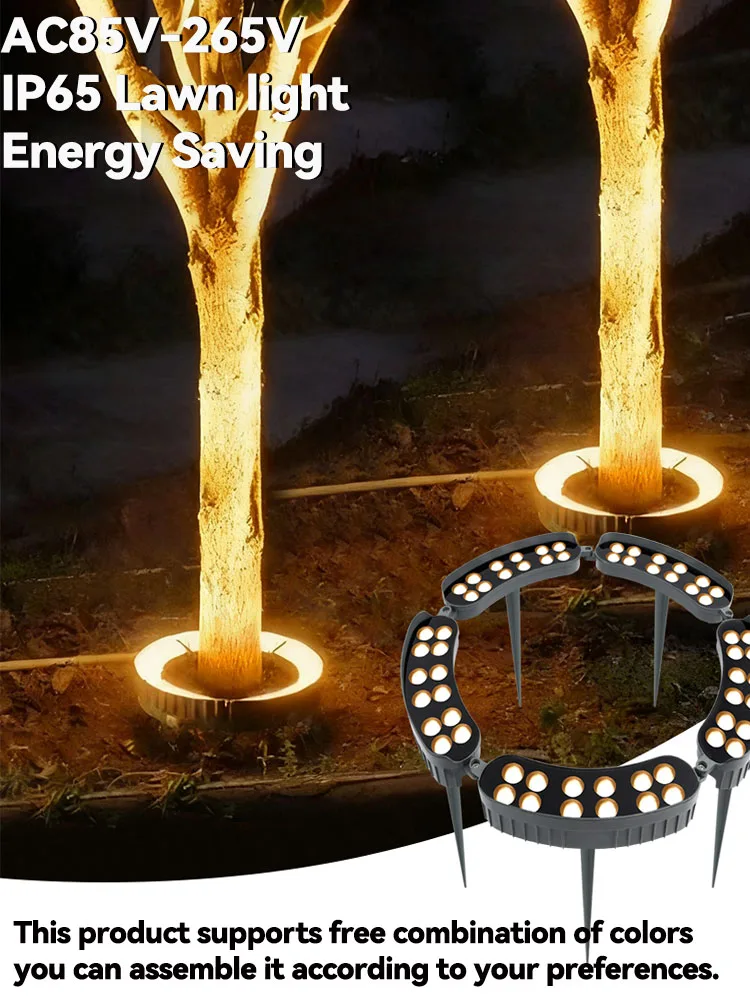 85 V-265 V NIEUWE LED Boom Knuffel Lichten IP65 Waterdichte Nacht Projectie Spot Light Voor Huisdecoratie tuin Park Yard Landschap Lamp - afbeelding 2