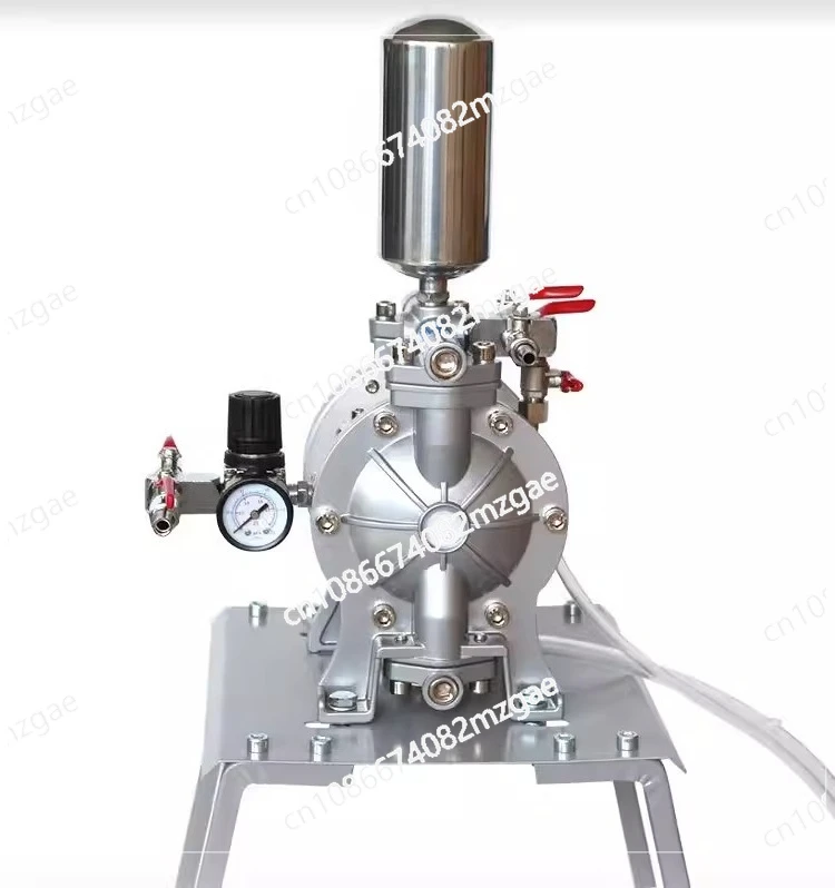 A-15A Pneumatic Diaphragm Pump Portable Membrane Pump High-Pressure Double Acting Diaphragm Pump Spray Paint 0.15-0.7Mpa