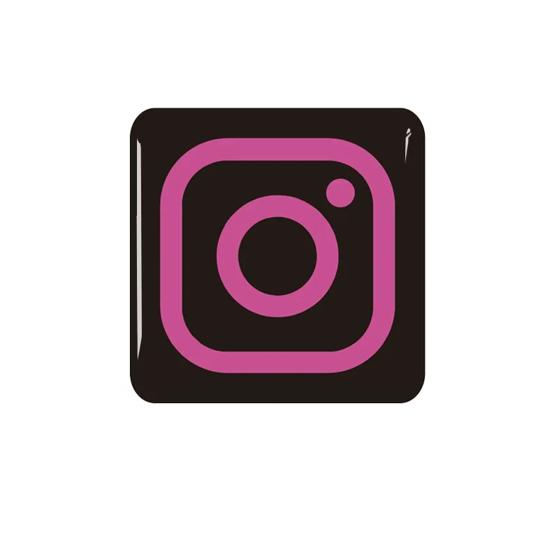 Instagram NFC Social Media Epoxy Sticker Increase Followers