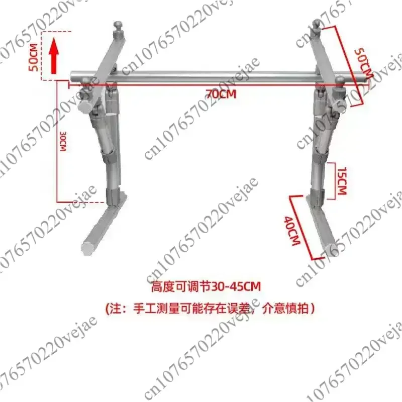 Aluminum Reinforced Cross Stitch Frame Adjustable Embroidery Stand for Table Bed Use with Strong Legs