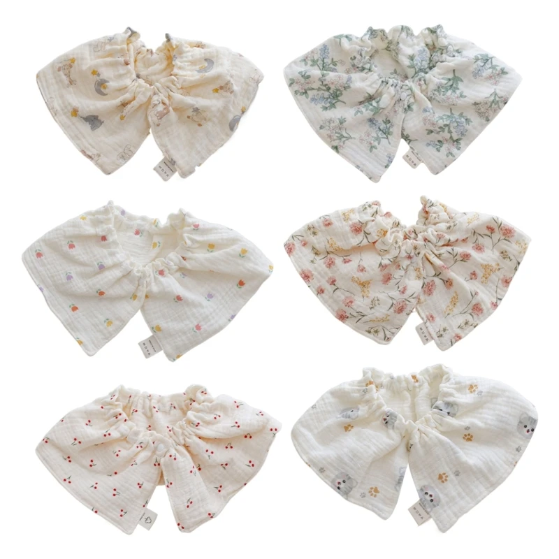 Infant Bibs 4 Layer Baby Bibs Unisex Baby Bibs Cotton Bibs for Drooling Babies