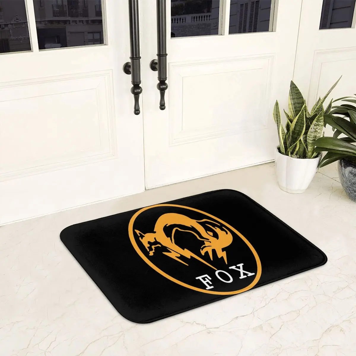 

Metal Gear Solid Fox Non-slip Doormat Floor Mat Absorbent Mat Carpet Rug for Kitchen Entrance Bathroom Living room Footpad Mats