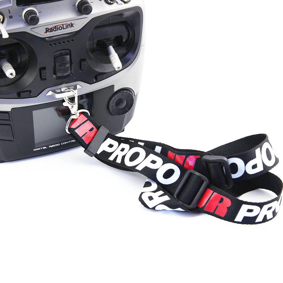 Adjustable Lanyard Strap RC Parts For JR PRO Propo Remote Controller Transmitter FPV For Futaba Orange Black Neck Belts 14cm Hot