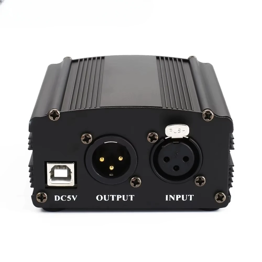 48 В USB фантомный источник питания USB-кабель микрофонный кабель для мини-микрофонного конденсаторного записывающего оборудования