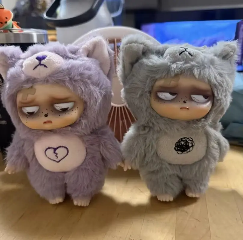 Sleepless Grumpipi سلسلة صندوق أعمى الفينيل لطيف دمية عمل الشكل Kawaii دمى جميلة صندوق غامض مفاجأة حقيبة قلادة ديكور لعبة