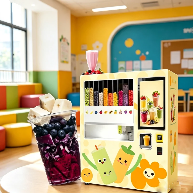 Pattern Smoothie Vending Machine Intelligent Self Service Fresh Fruit Juice Vending Machine Customized