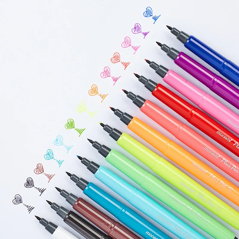 1 Pc Water-based Pen Black Gender-neutral Student Watercolor Pen Set Korean Stationery  Art Supplies