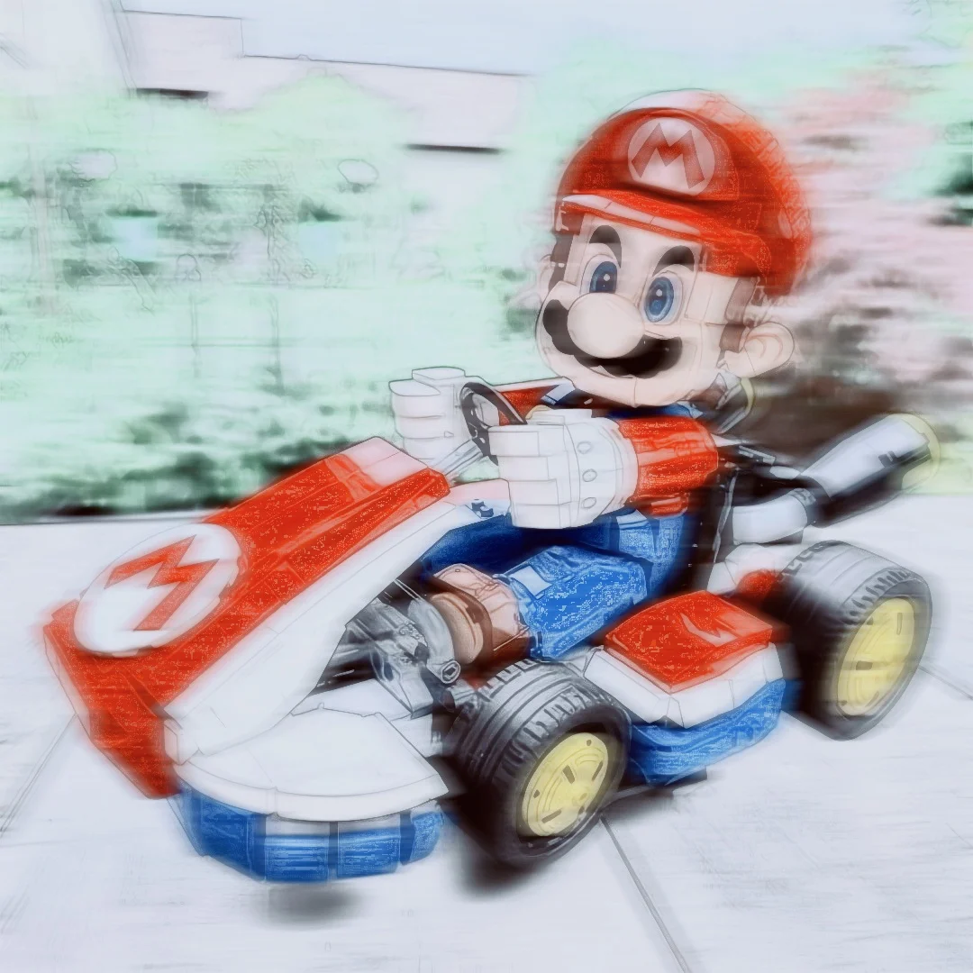 

2025 Entertainment Toy Marioed Standard Kart 72037 Model Game Racing Car Assembly Toys Home Decor Christmas Gifts