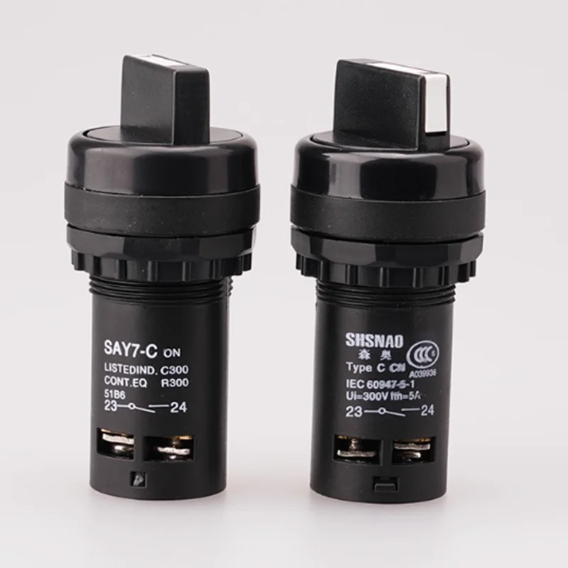 2 pieces SHSNAO ABB Rotary switch LA128EC SAY7-C ABB-11X2 20X3 2 gear ABB-11X3 3 gear C2SS2