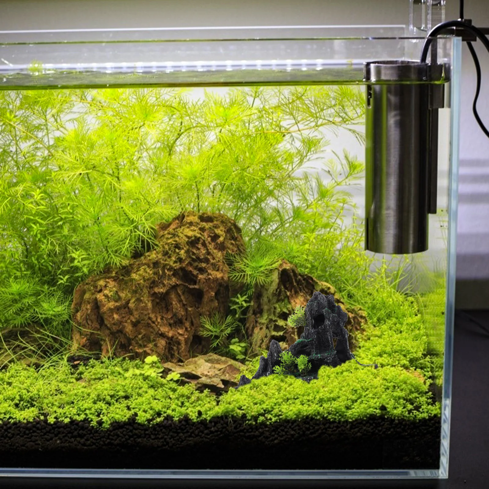 

Fish Tank Rockery Decoration Resin Artificial Hill Statue for Aquarium Landscape Ornament Decorative Rockery Supply Resin Craft