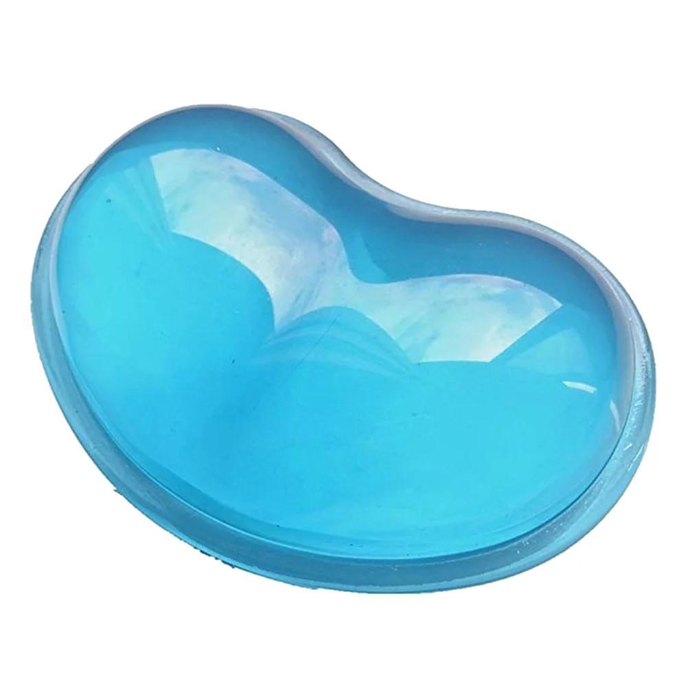 

Desk Wrist Support Heart Shaped Mouse Pad Computer Clear Hand Rest for Keyboard