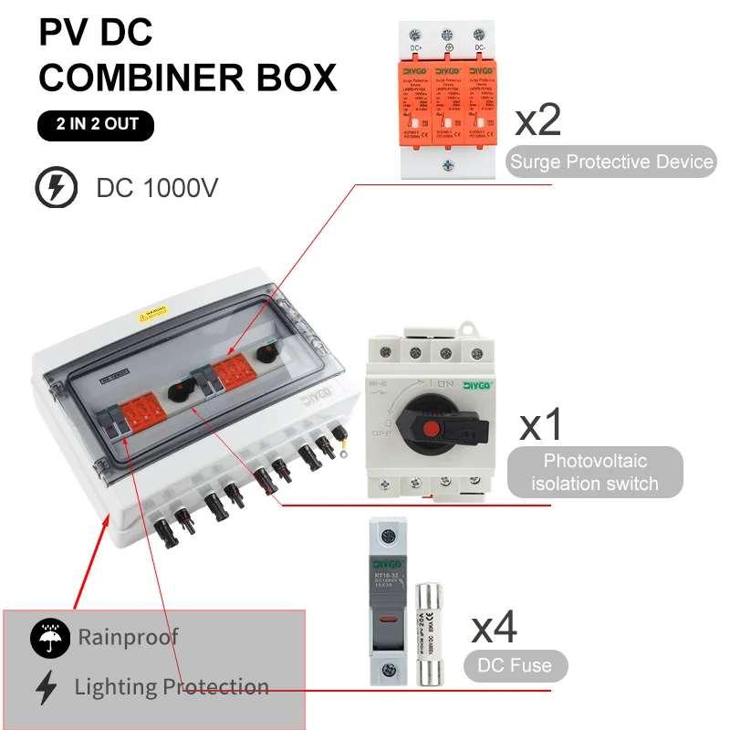 Dc 1000V 2 In 2 Out… - image