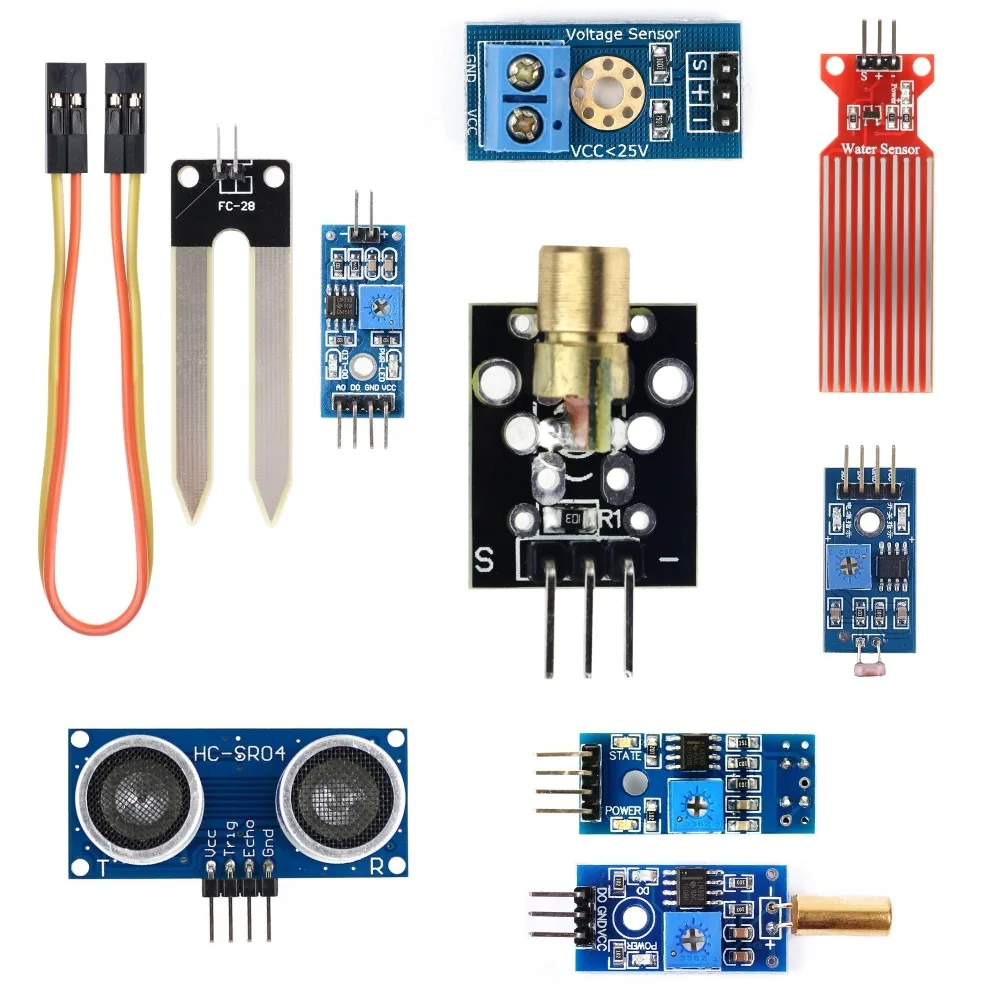 22-in-1 Sensor Module Kits for Arduino Raspberry Pi IoT Beginner Learning Starter Kit(Tutorial Included)