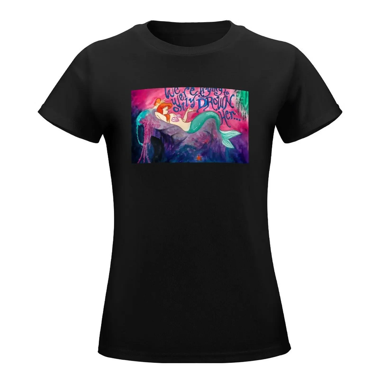 Mermaid Lagoon T-Shirt aesthetic clothes tops vintage clothes Blouse Women's tee shirt