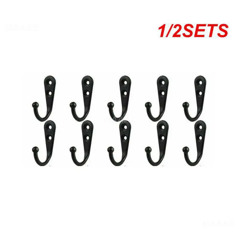 

1/2SETS Single Hat Holder Load-bearing Hooks With Screws Retro Kitchen Bathroom Accessories Anti-collision