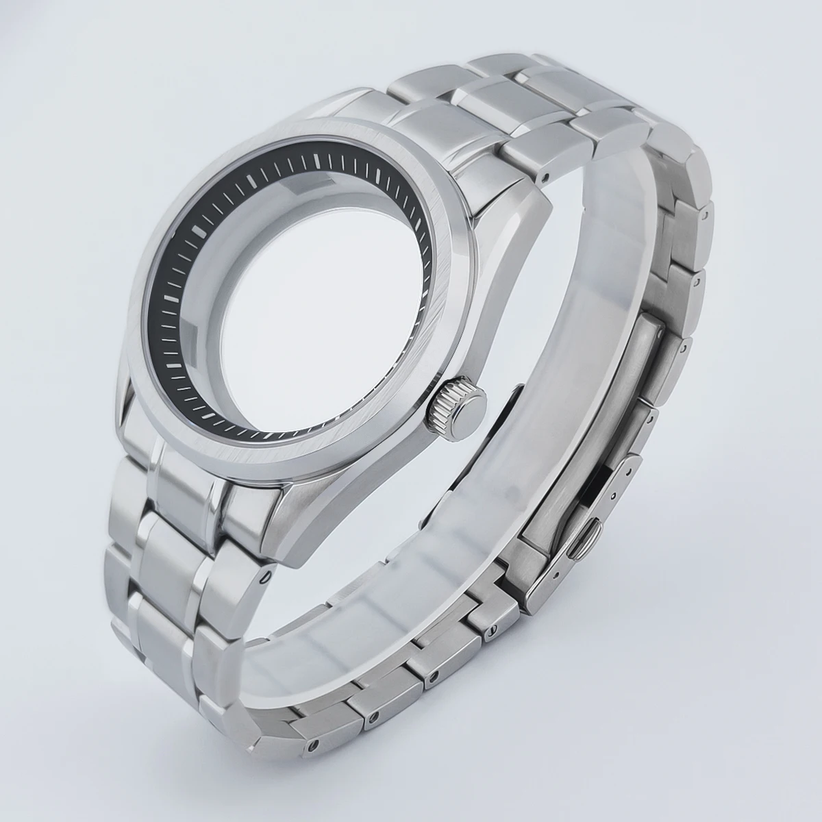 

Neiton 40,3 мм сапфировое стекло для мужчин, корпус для часов, подходит для NH35 NH36 NH34, водонепроницаемые аксессуары для часов из нержавеющей стали