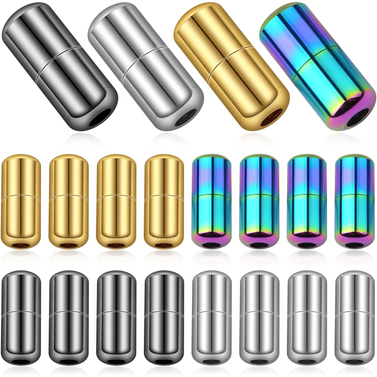 

40pcs Brass Shoelace Buckle Locks Elastic No Tie Shoe lace Turnbuckle Lock Connectors Tip Ends Replacement for for Athletic