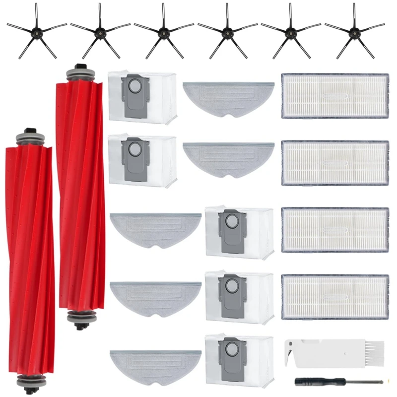 

Набор аксессуаров для Roborock S7 Maxv Ultra/S7 Pro Ultra, пылесборники, фильтры, салфетки для швабры