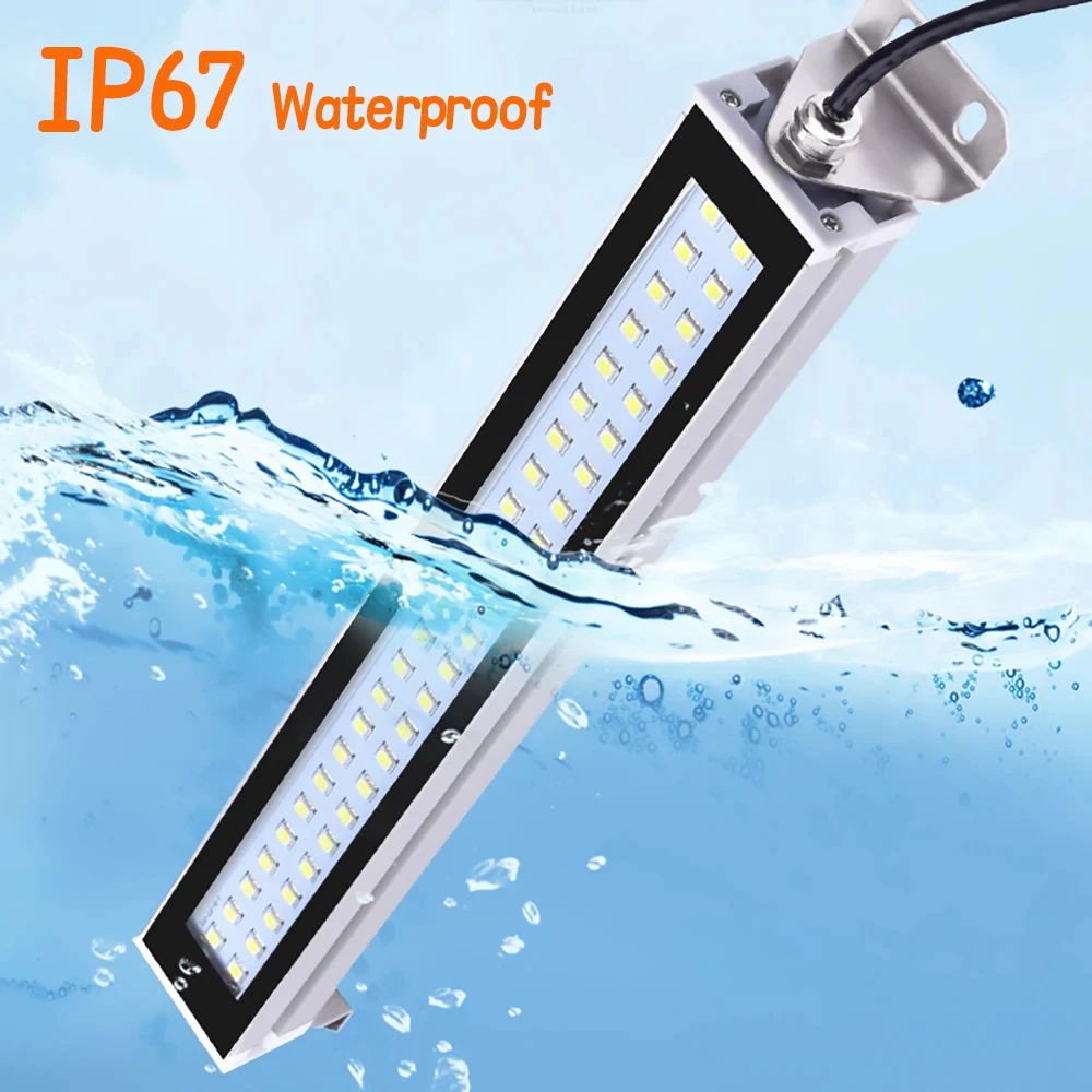 LED Industrial Lamp IP67 Waterproof Oil-proof Dust-proof Workshop CNC Industrial Lamps AC100-230V Leds Machine Work Tool Lights