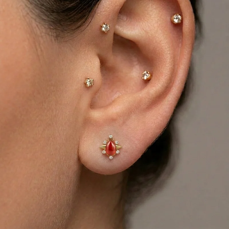 Thumbnail 2 - #2 New Ear Stud Piercings Arrivals